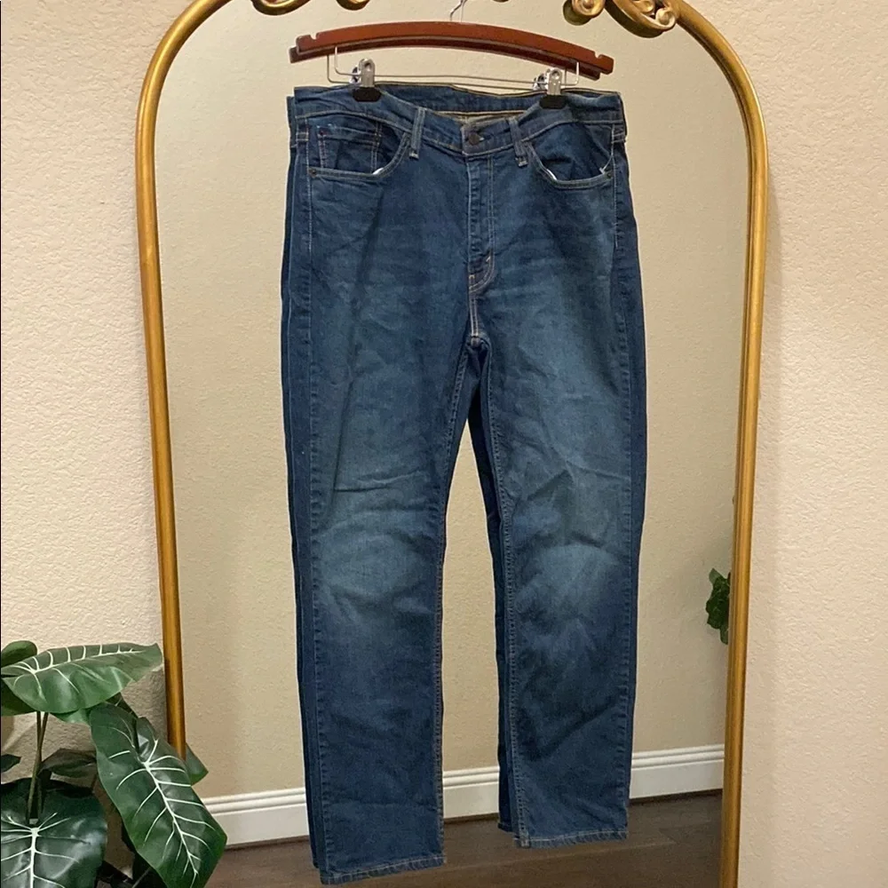 Levi's 514 Blue Jeans Straight Classic Style Mens Size 36